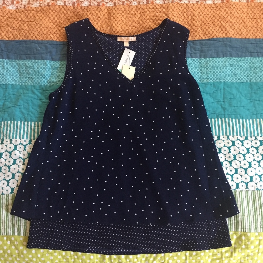 Skies are Blue Astaire Split Back Top - Stitchfix